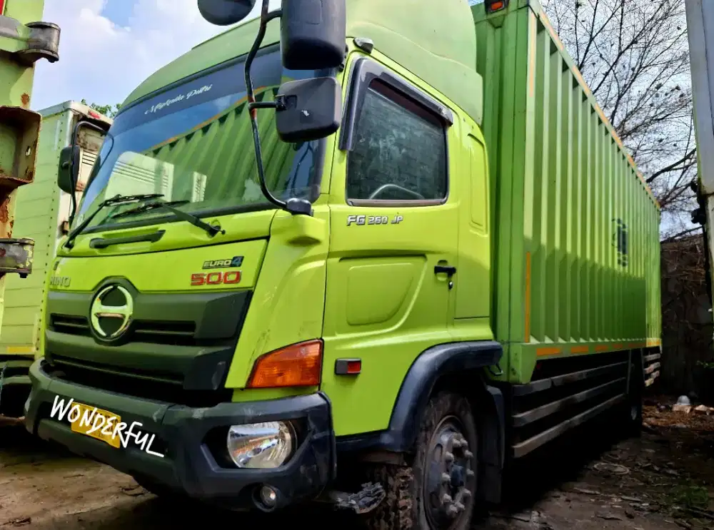 Hino Lohan 500 FG 260 JP Box Besi  6ban Long Fullors Bio Solar Turbo