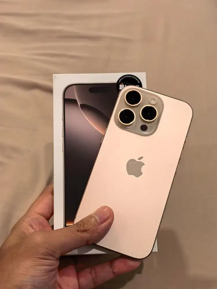 iPhone 16 Pro 128gb Dessert Titanium Banyak BONUS
