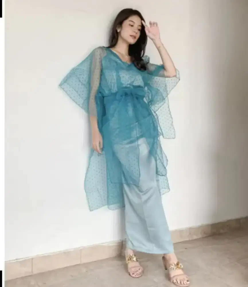 Dress organza ikat