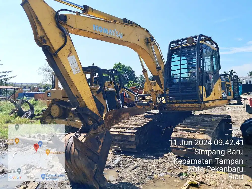 JUAL UNIT ALAT BERAT KOMATSU EXCAVATOR PC130F-7 TAHUN 2017