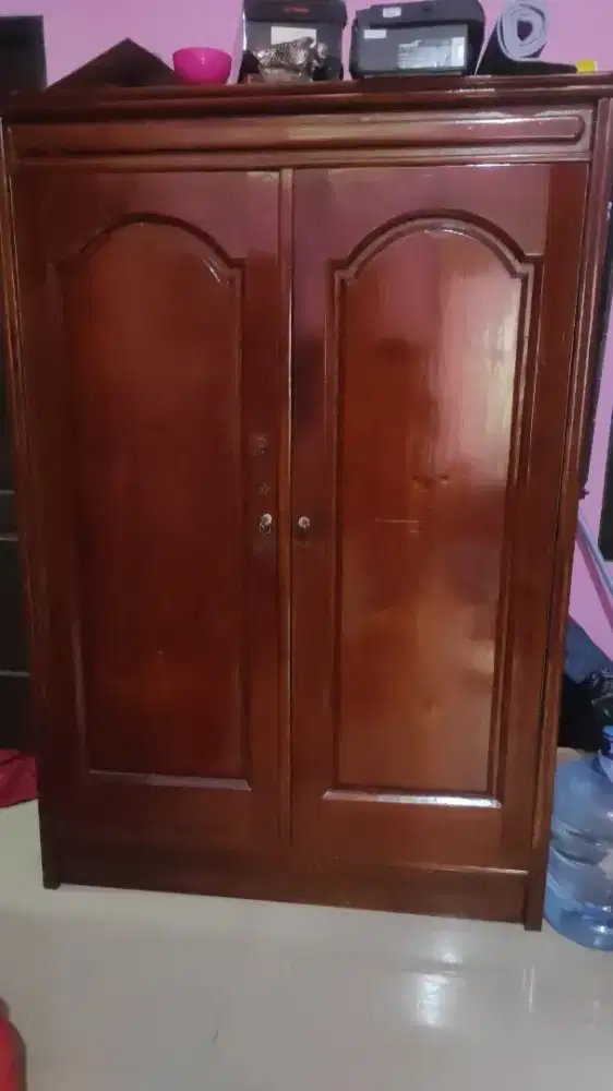 JUAL LEMARI KAYU JATI ASLI