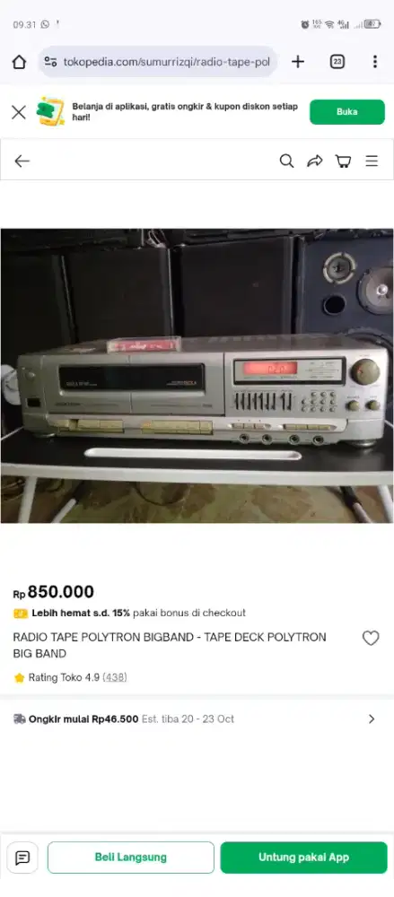 RADIO TAPE POLYTRON BIGBAND - TAPE DECK POLYTRON BIG BAND