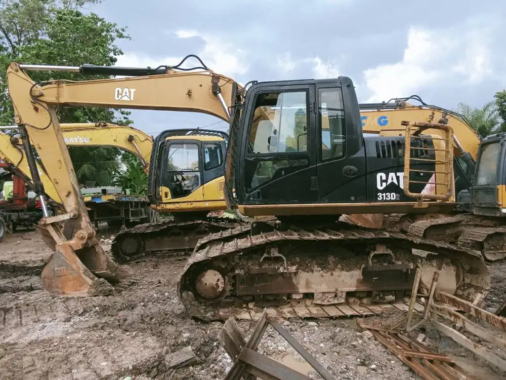 JUAL UNIT ALAT BERAT CATERPILLAR EXCAVATOR 313D2LGP TAHUN 2016