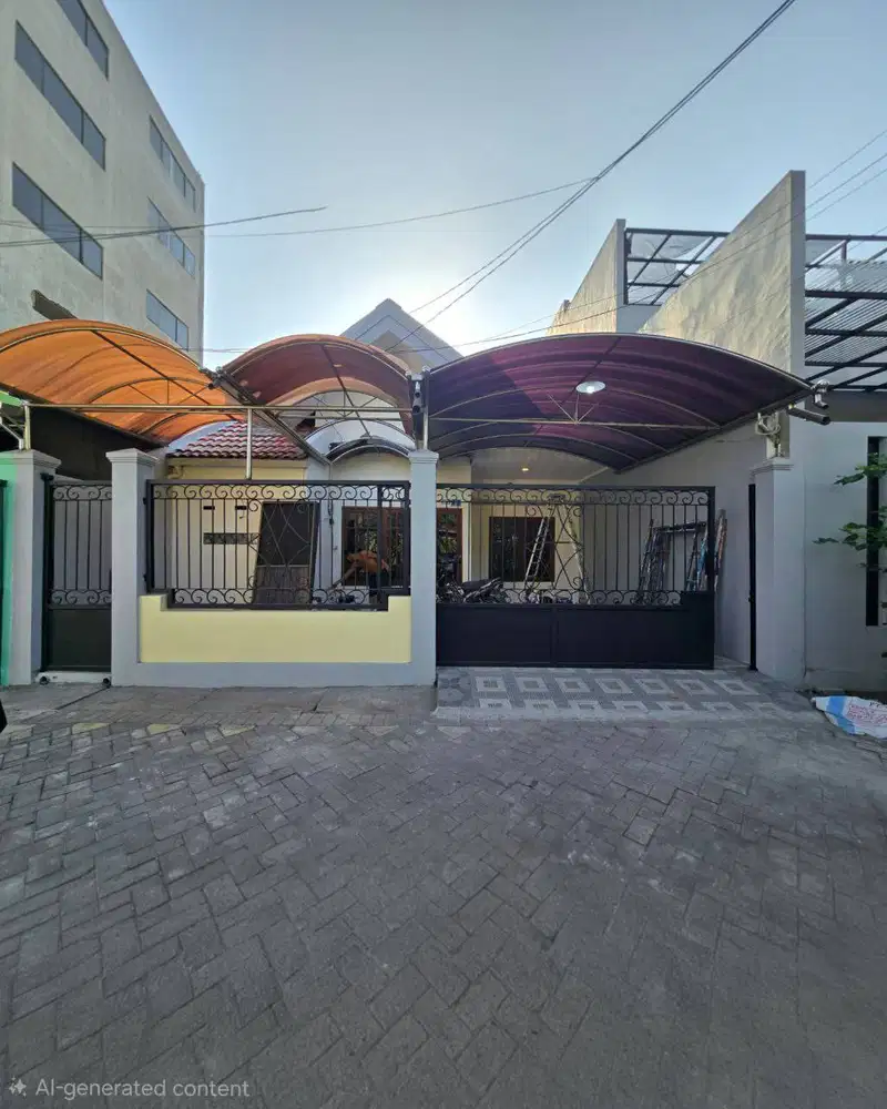 Rumah Lebak Indah  STRATEGIS, SIAP HUNI, ROW JALAN 2.5 MOBIL