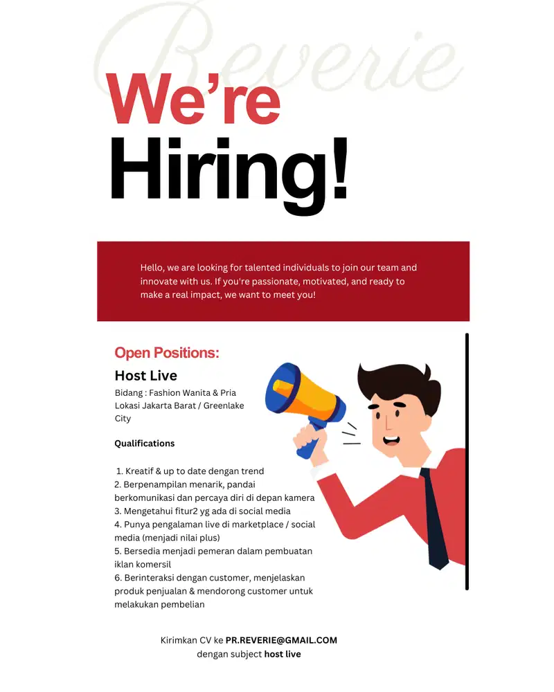 Reverie is Hiring!