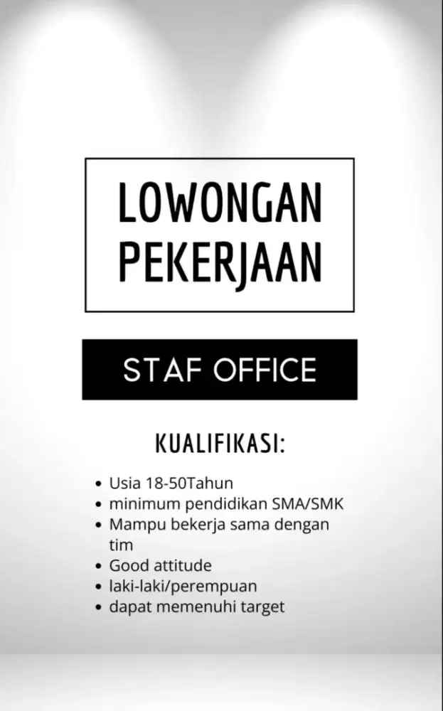 Dibutuhkan segera