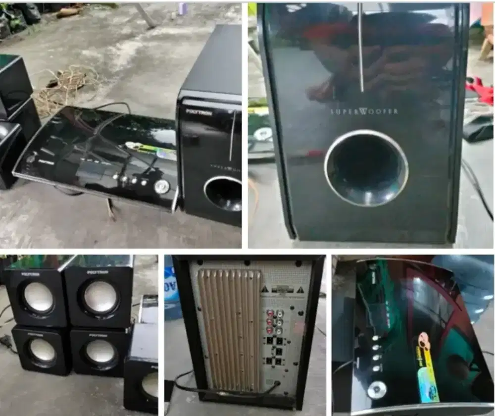Home Theater Polytron 1 set masih segel Normal