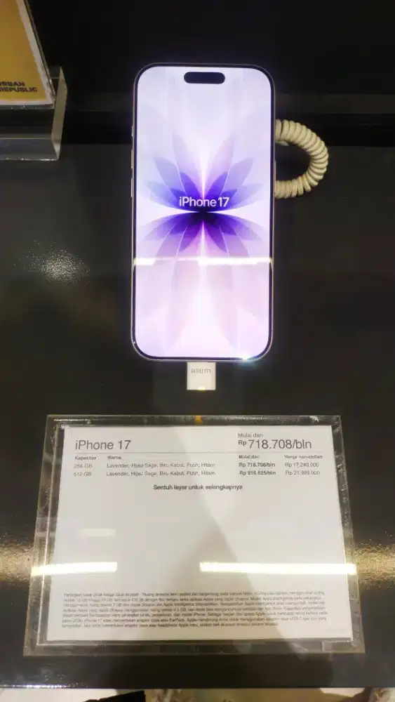 PROMO BUNGA RINGAN IPHONE 17 256