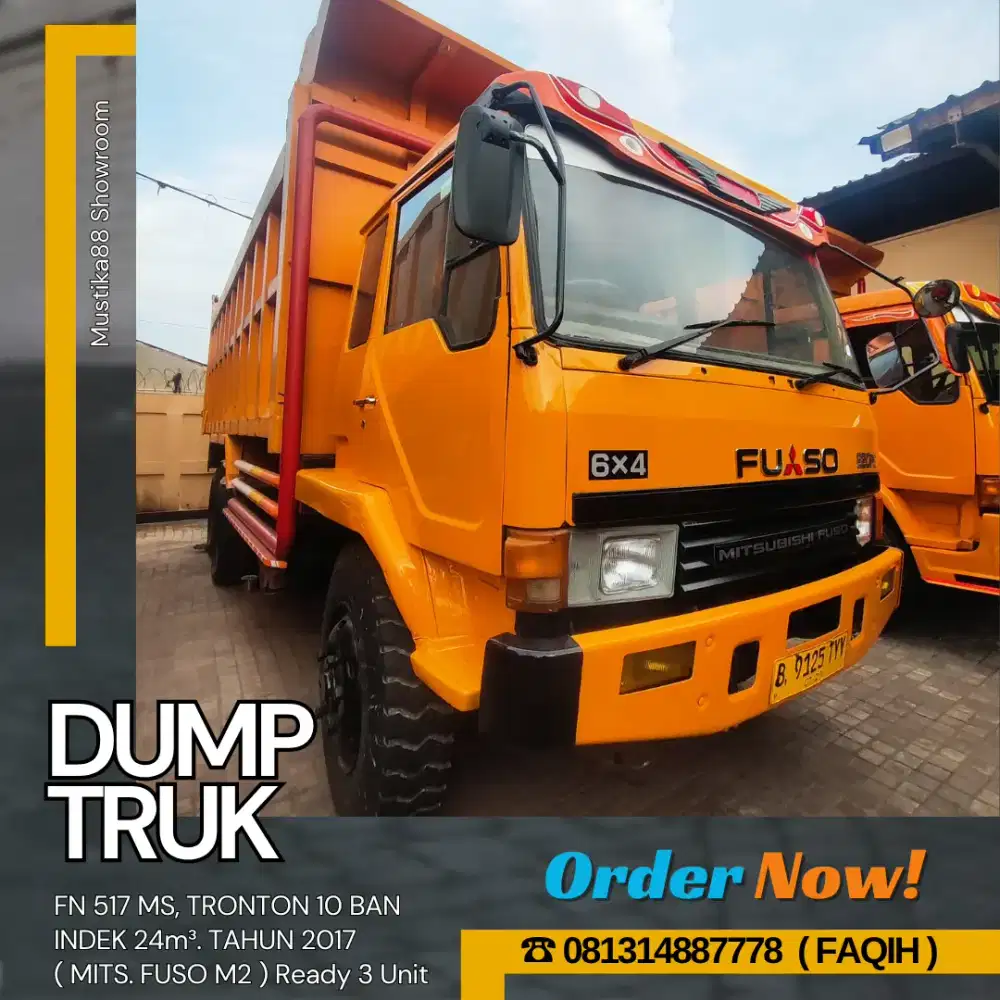 DUMP TRUK MITS. FUSO(M2) INDEK 24, TH. 2017
