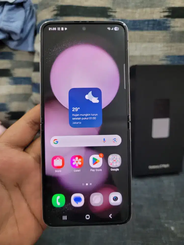 Samsung z flip 5 5g 8/256 resmi sein fullset