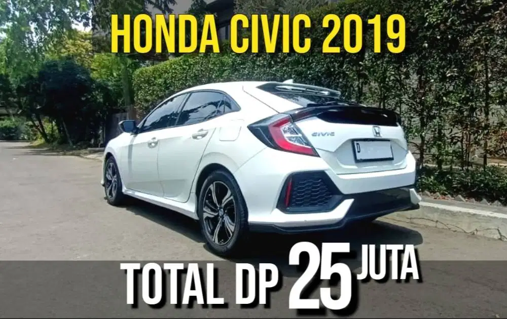Honda Civic E Turbo Hatchback  2019 Mulus! Bisa Kredit TDP=25juta