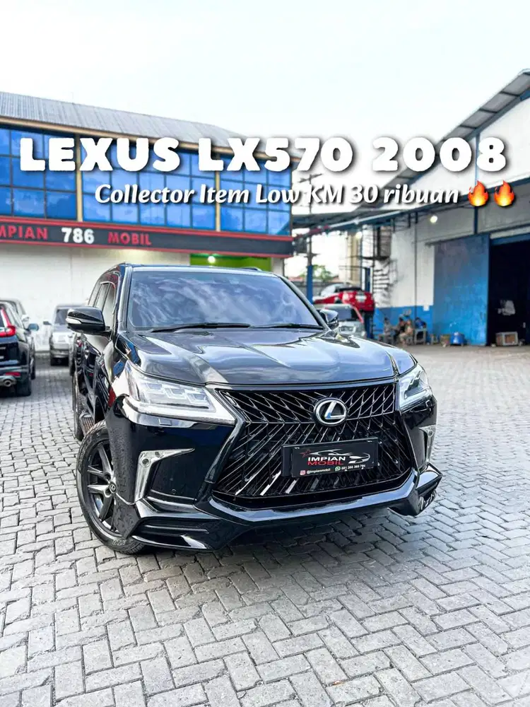 Toyota Lexus LX570 A/T Hitam 2008 bmw glc gla c200 al phard fortuner