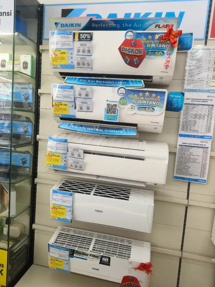 Cicilan AC Daikin bisa bebas 1 bulan cicilan di Bogor