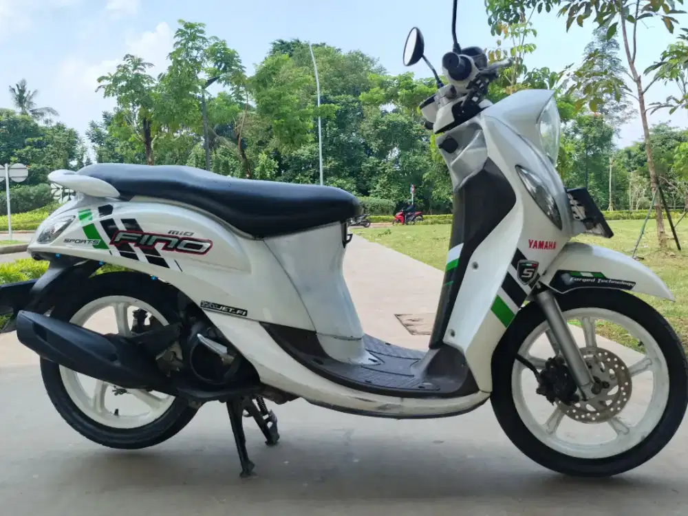 Yamaha Fino FI 2017 stater tokcer halus mulus orsinil