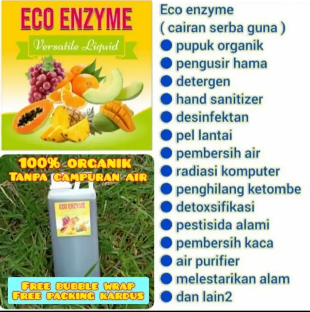 Eco enzyme cairan serbaguna 1 liter