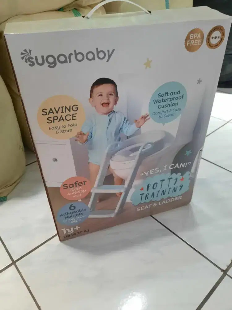 Sugar baby potty training seat & ladder (BARU)