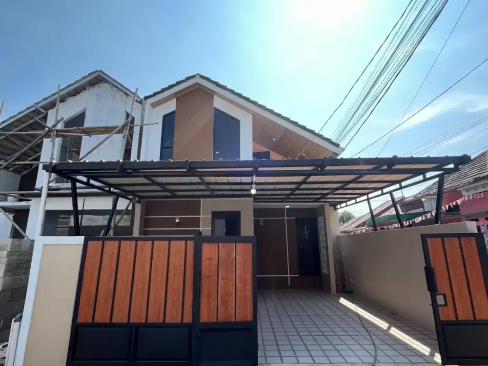 Rumah idaman keluarga model skandinavian mezzanine