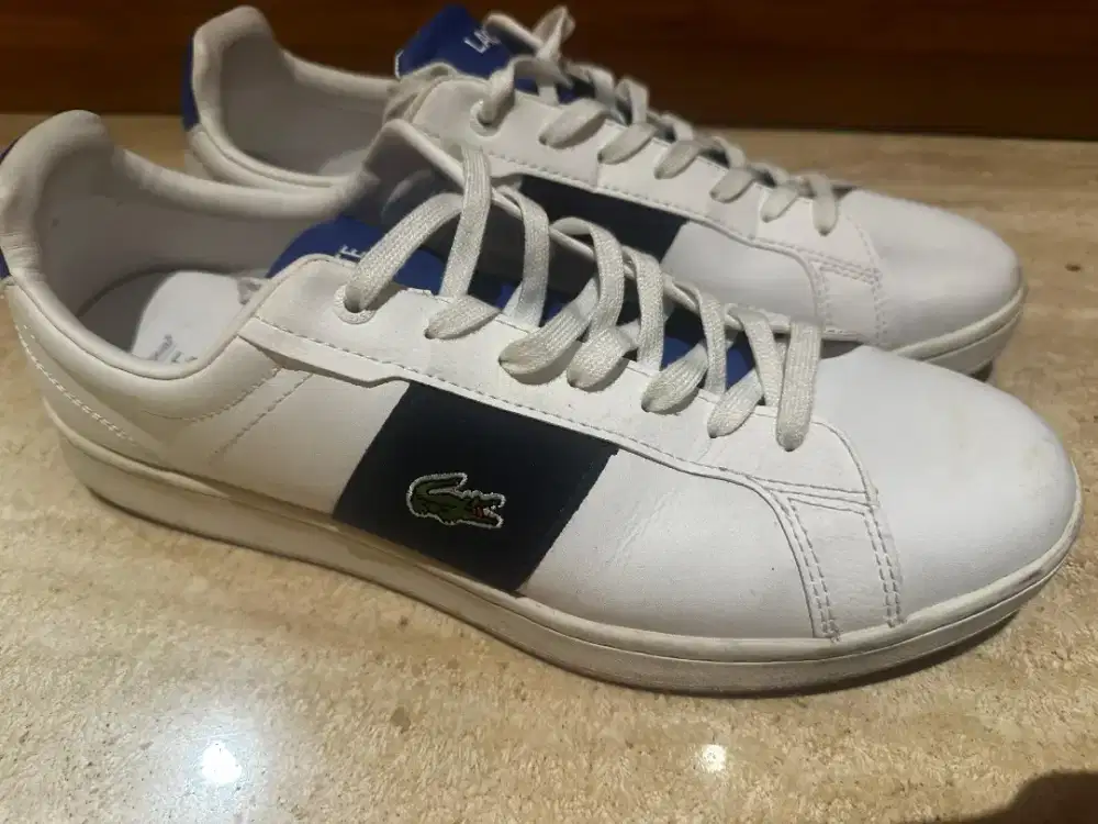 Sepatu ASLI Lacoste Carnaby Pro CGR 123 1 SMA ukuran EUR 46