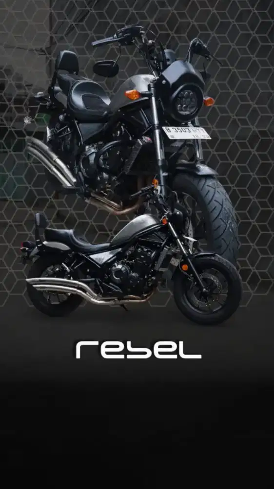 HONDA REBEL 500 ABS MODIF ASIK SIAP NONGKRONG