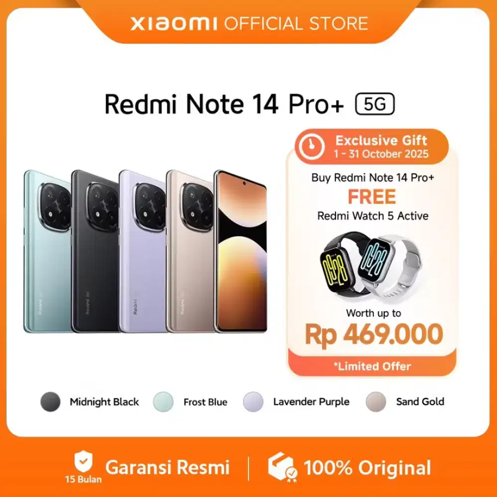 PROMO CICILAN XIAOMI REDMI NOTE 14 PRO+ 5G