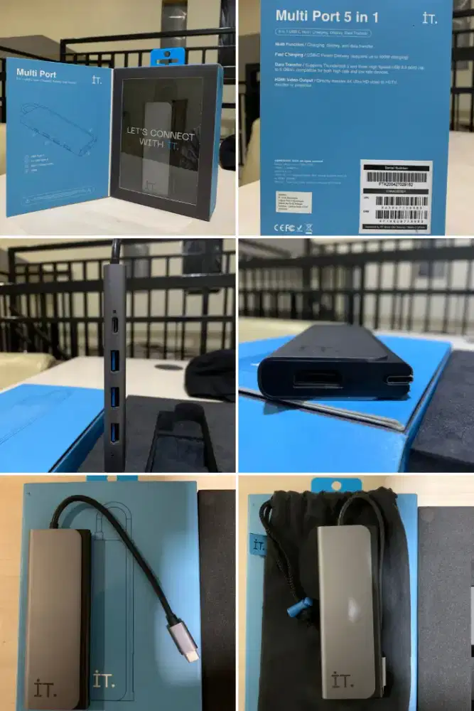 iT. Multi Port 5 in 1 – Kondisi Bekas Mulus, Jarang Pakai [Bisa COD]