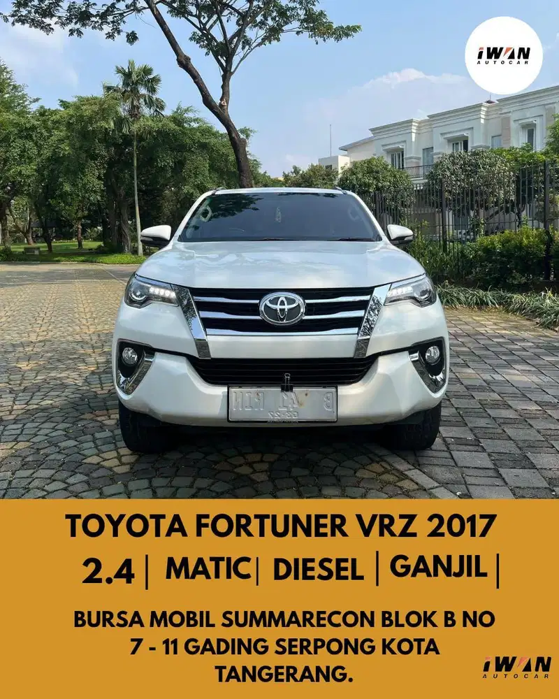 TOYOTA FORTUNER VRZ 2.4 DIESEL 2017 MATIC