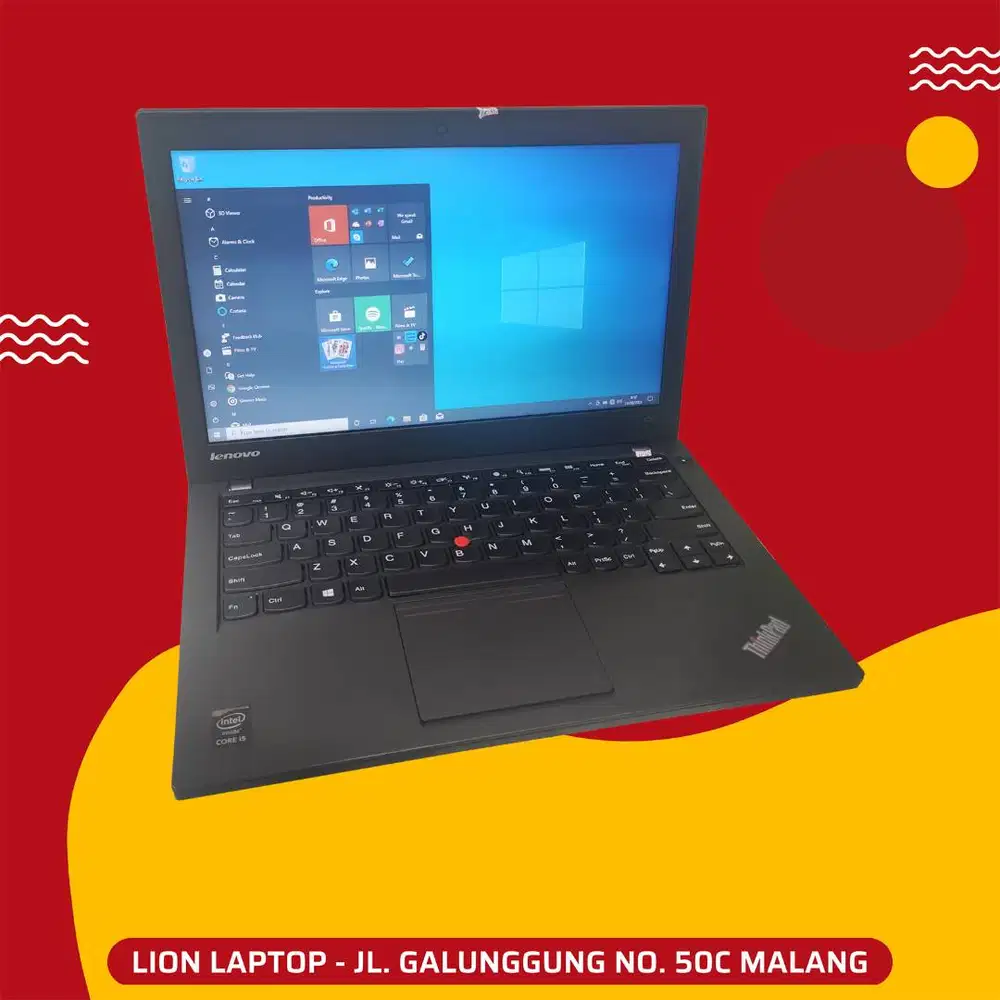 RAM 8GB SSD 256GB Core i5 Murah Lenovo Thinkpad X240 [17|10]