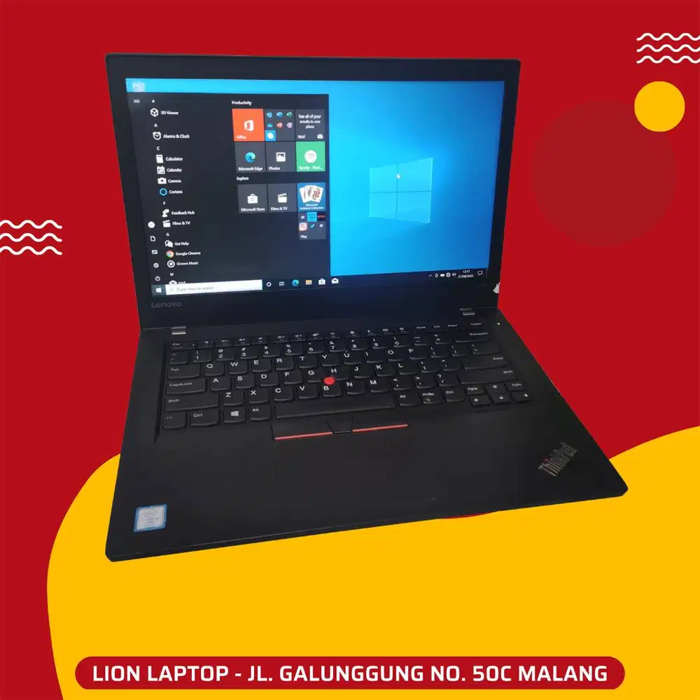 RAM 16GB Core i5 Gen7 SSD 256GB Lenovo Thinkpad T470 [17|10]