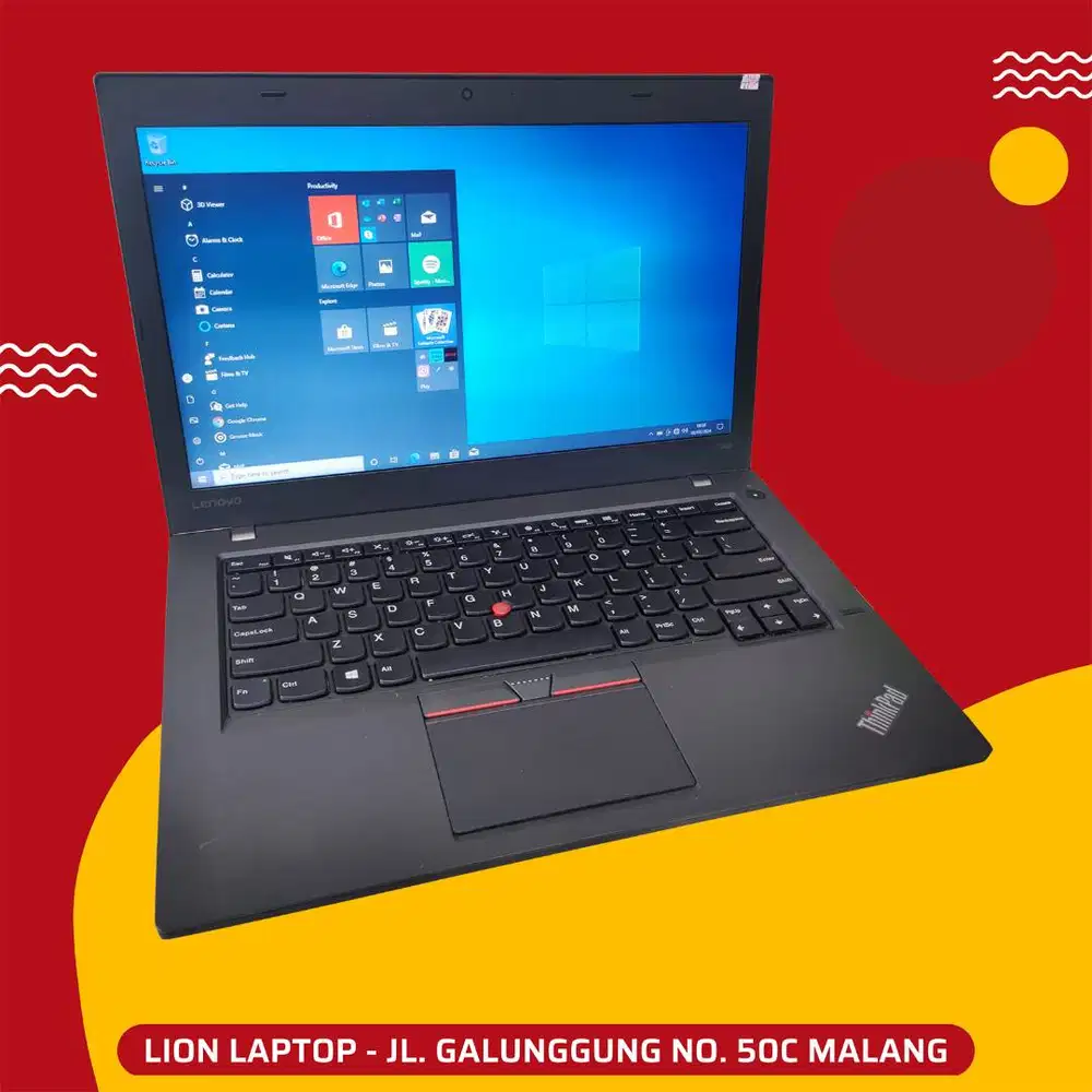 RAM 8GB Core i5 SSD 256GB Lenovo Thinkpad T460 [17|10]