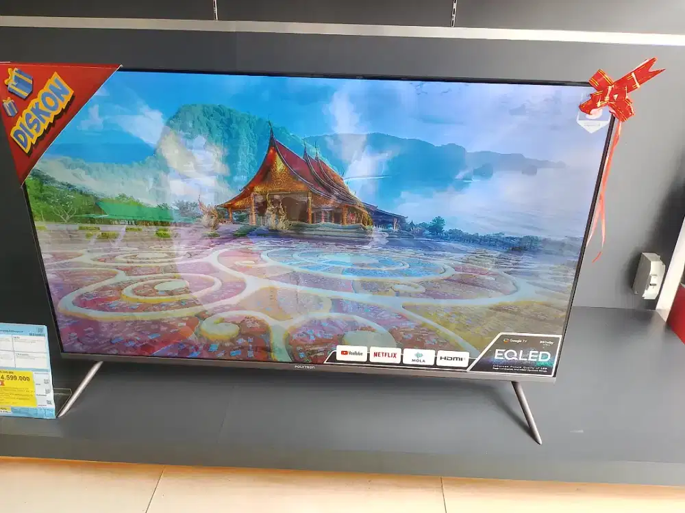televisi Polytron | 50 inch | EQLED | Google tv