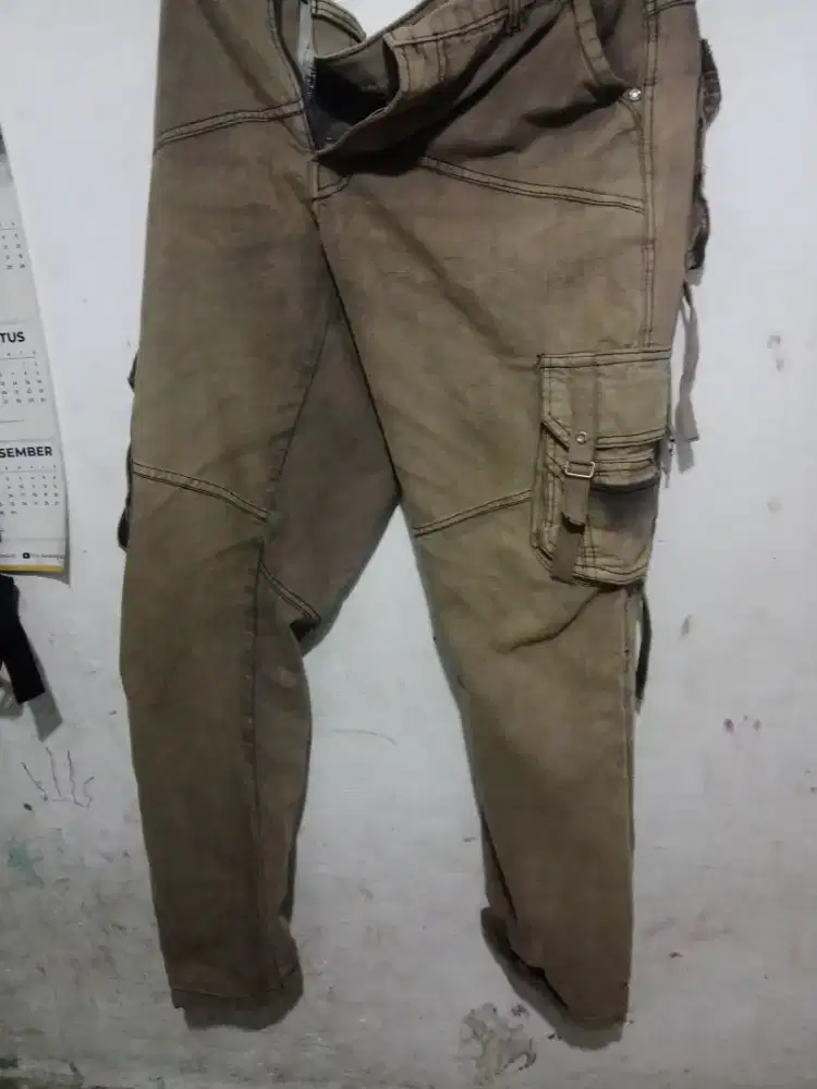 Celana out door kain tebal no 30/31