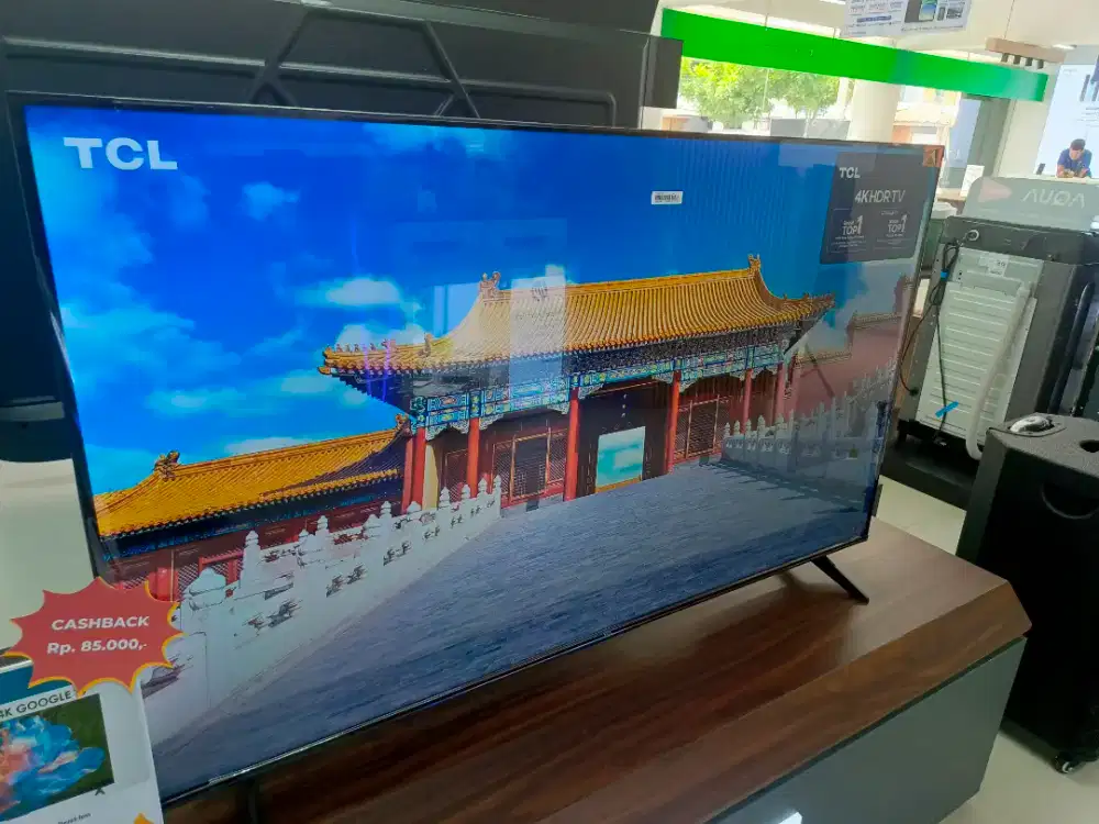 Kredit tv TCL 55 INCH 55P6K 4K GOGGLE TV tanpa DP dan ADM