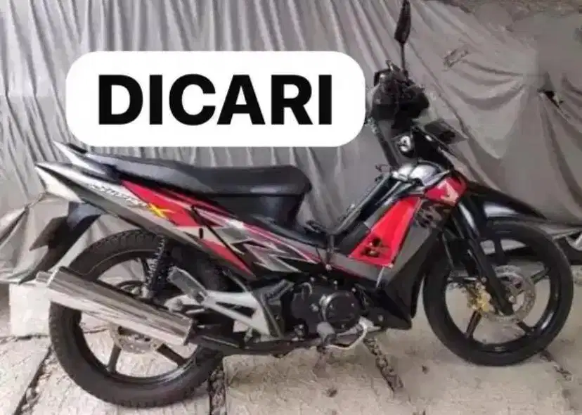 Di Cari Supra X 125 Double Disk DD Tahun 2009 Ke Atas Supra X 2011