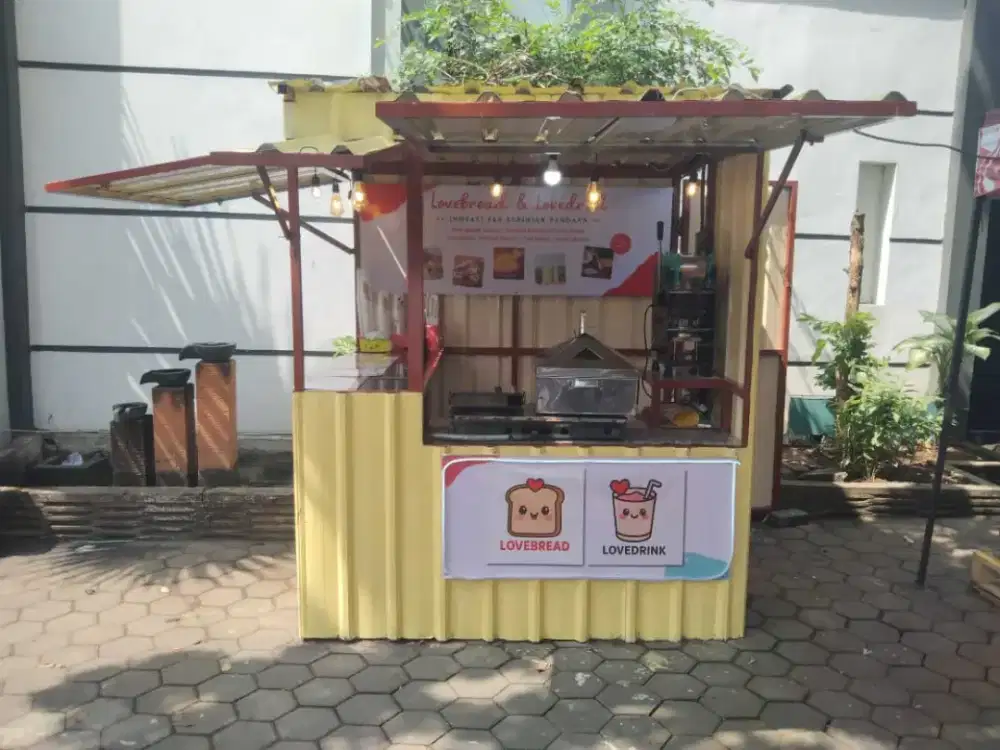 DIJUAL BOOTH KONTAINER JUALAN