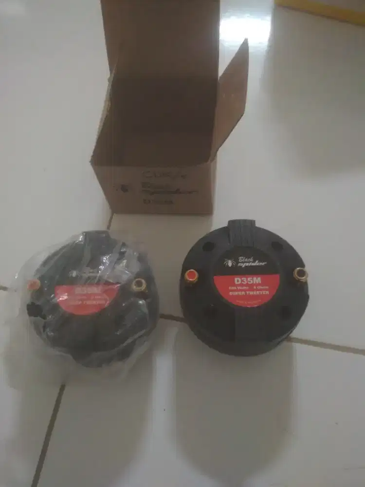 supert tweeter D35M black spidee