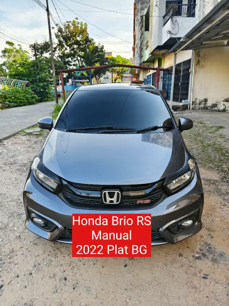 Honda Brio RS 2022 Manual Plat BG