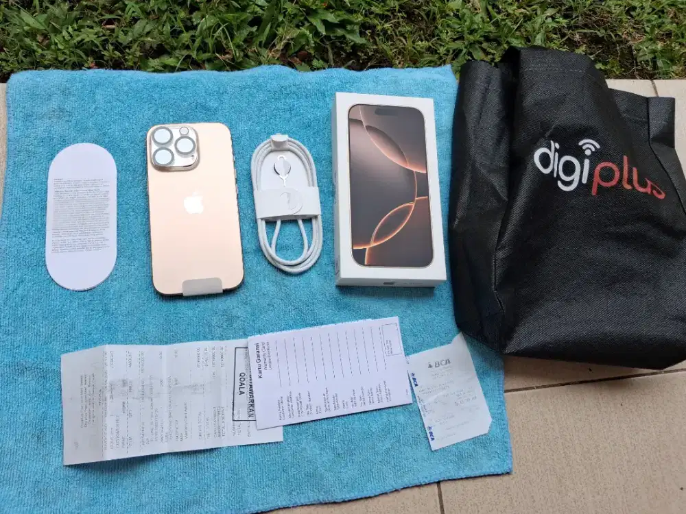 Iphone 16 pro 128gb desert resmi indo like new