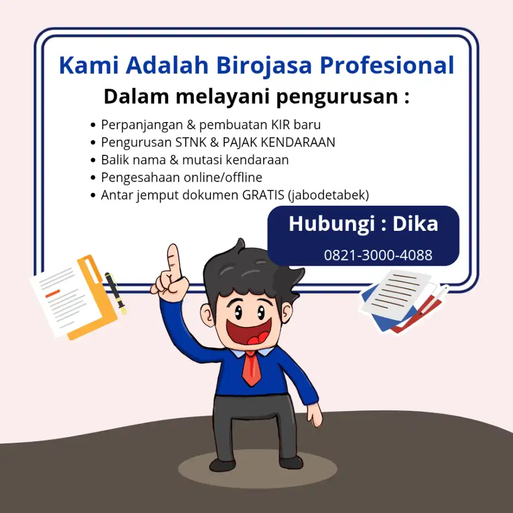 Biro jasa kir dan STNK