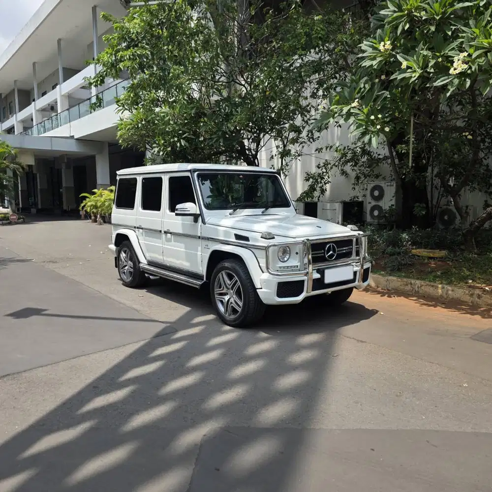 MERCEDES BENZ G63 2015 WHITE ON BLACK
