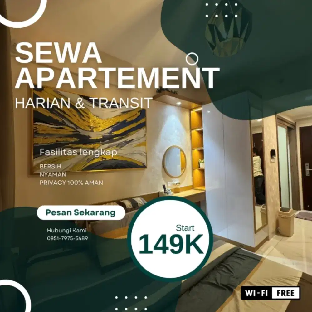 Sewa Apartemen Harian/Transit Tangerang SKYHOUSE BSD CITY Termurah