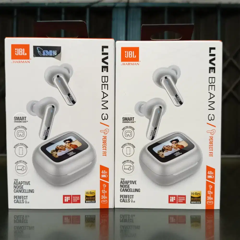 JBL Live Beam 3 True wireless Noise Cancelling closed-stick earbuds