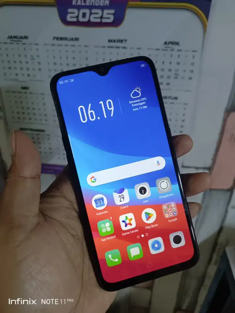 Oppo a5s ram 3/32gb hp aja batangan