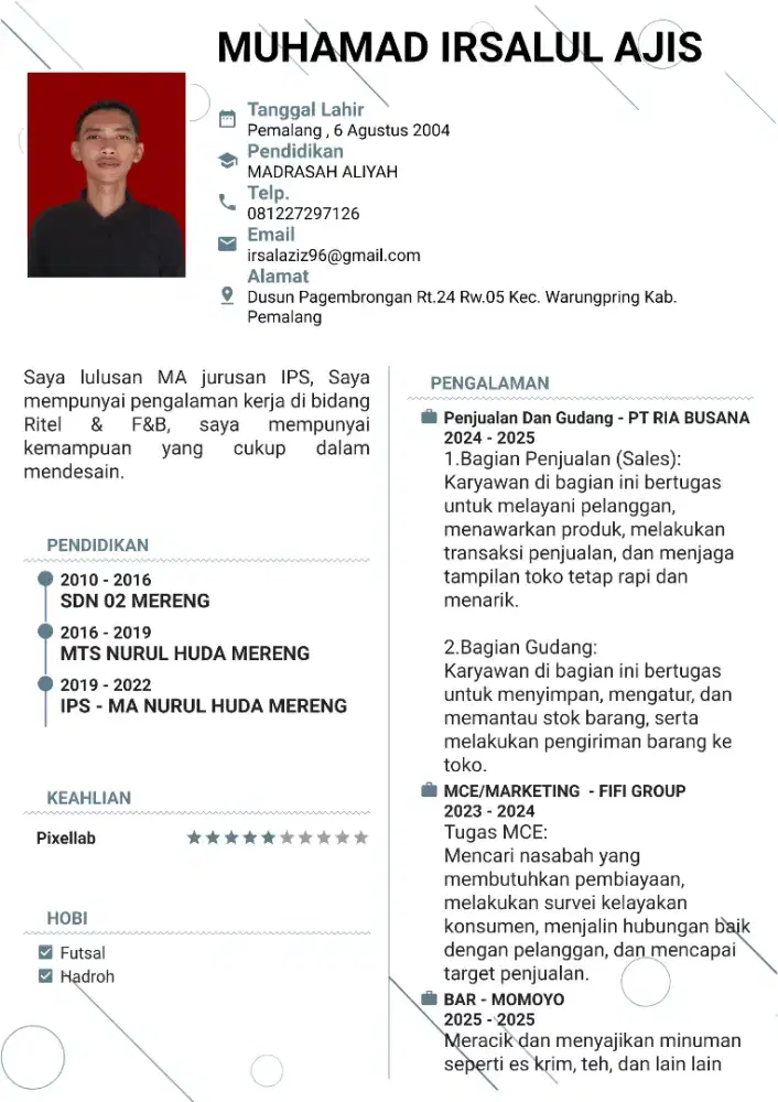 CARI LOWONGAN PEKERJAAN