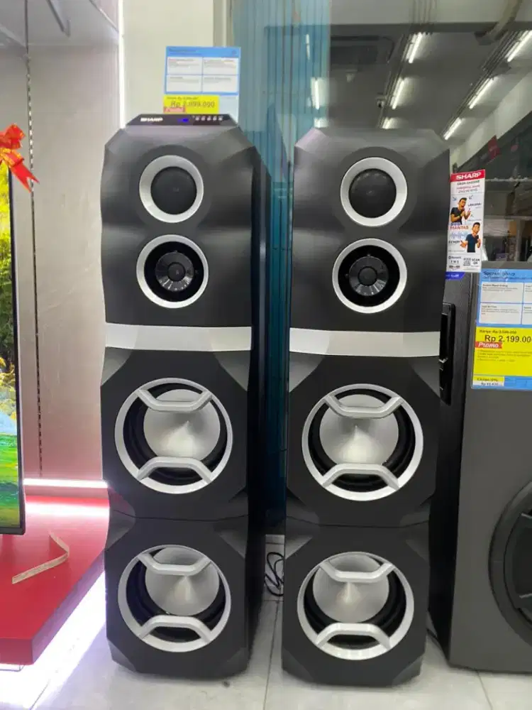 SPEAKER SHARP CBOX-SAS28SR ACTIVE SPEAKER, bisa pakai spaylater