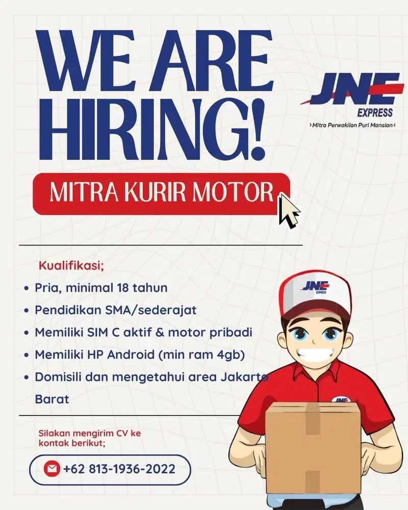 MITRA KURIR MOTOR JNE PURI MANSION