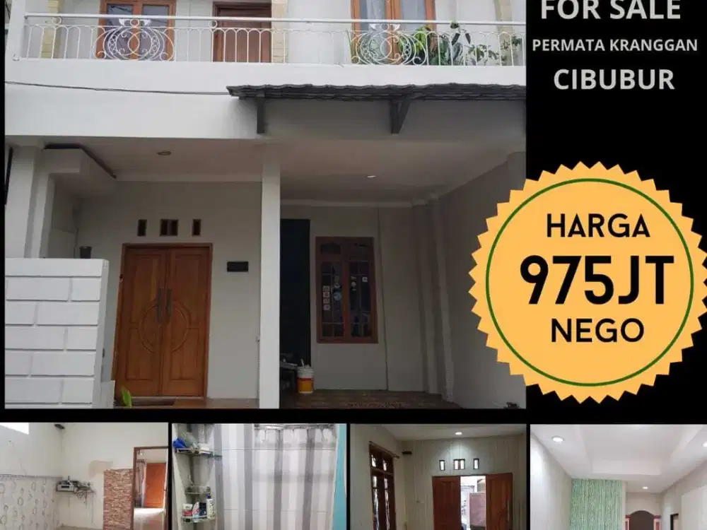Jual Cepat Rumah Sudah Renovasi 975 Jt Nego. Permata Kranggan Cibubur.