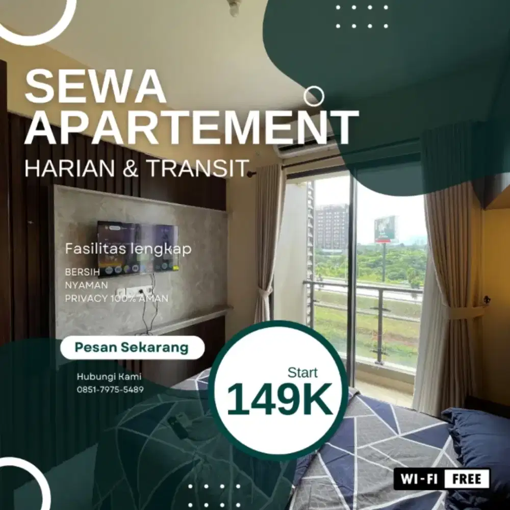 Sewa Apartemen Tangerang Harian/Transit SPRINGWOOD RESIDENCE Termurah