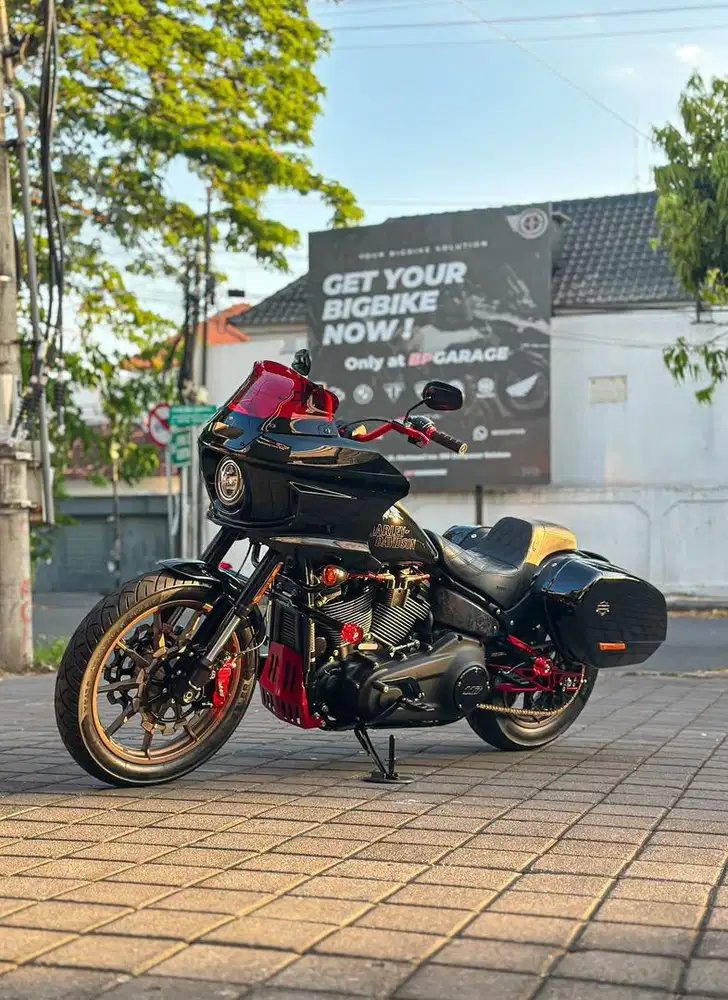 H-D FXLRST Low Rider ST 117 Modif Hedon siap blarr like new low odo