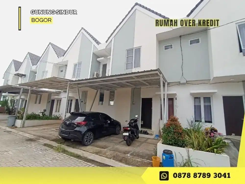 Jual Rmh Over Kredit 79JT 2LT dkt Stasiun di Sanur Valley Serpong