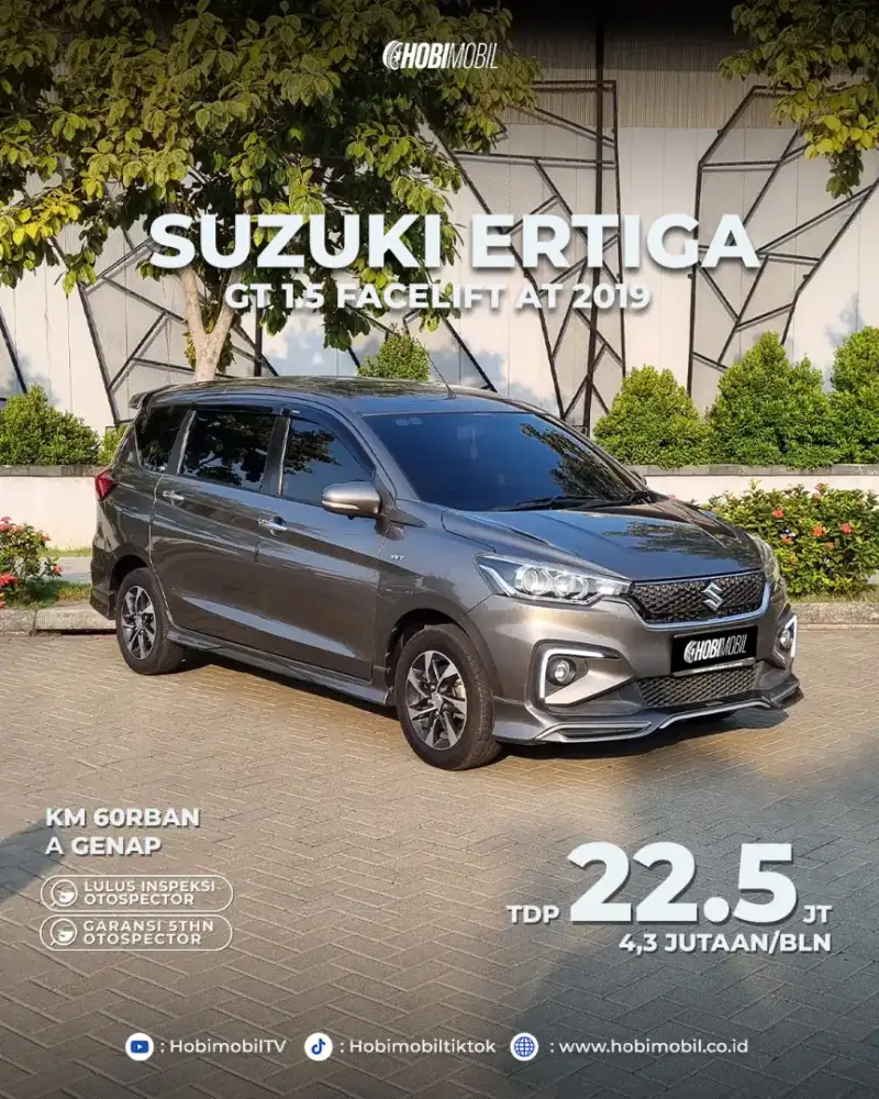 (garansi 5th) Ertiga GT sport at 2019